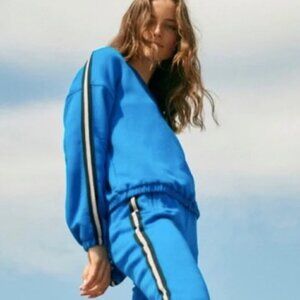 ATM Anthony Thomas Melillo Peruvian Cotton French Terry Sweatshirt in Blue sz XS